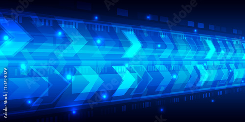 Abstract speed digital technology background