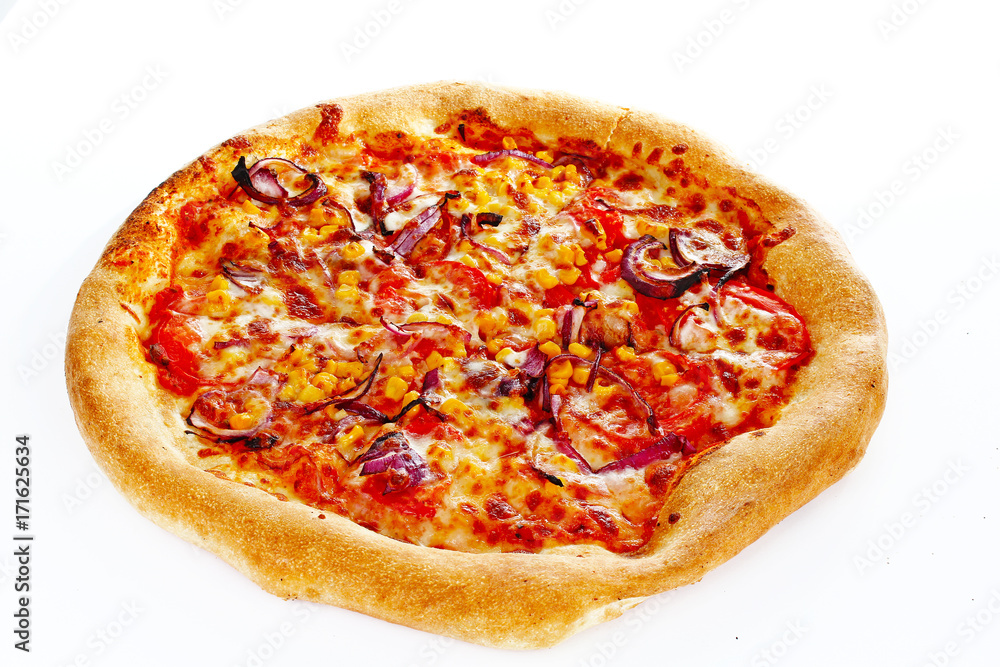 Pizza on white background. Easy to cutout. Pizza on white background. Easy to cutout.