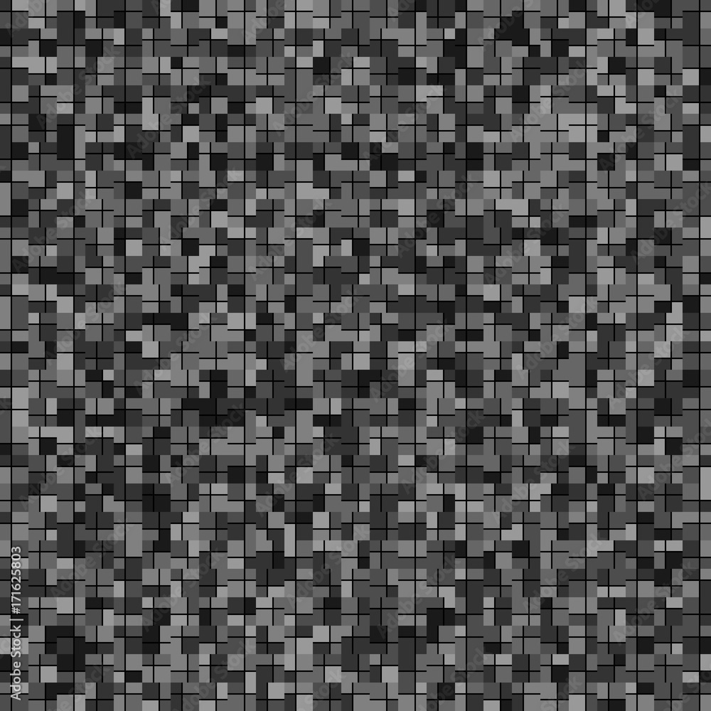 Fototapeta premium Seamless geometric pattern. Black and white vector background