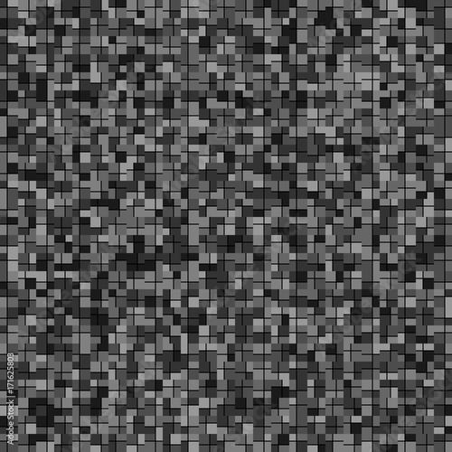 Fototapeta Naklejka Na Ścianę i Meble -  Seamless geometric pattern. Black and white vector background