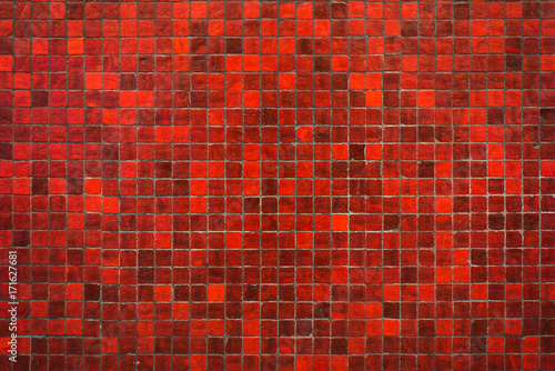 red mosaic texture background