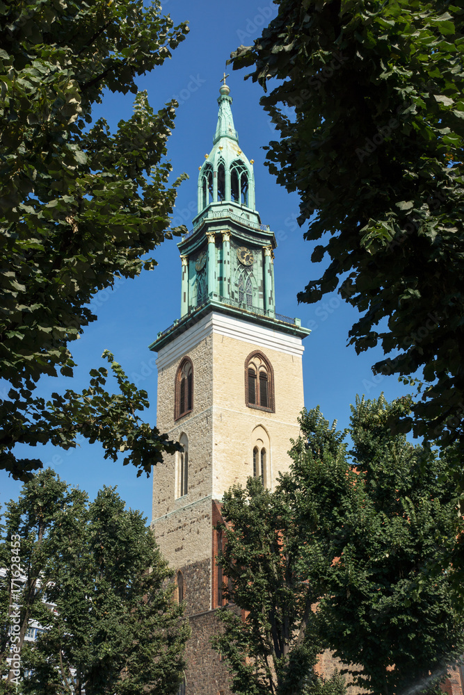 St. Marienkirche am Fernsehturm in Berlin in Berlin