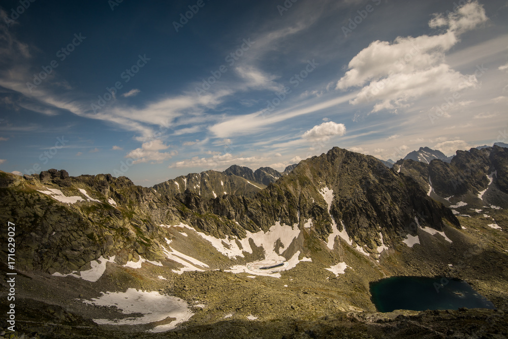 Obraz premium Tatry Słowackie ,Dolina Furkotna,Dolina Młynicka