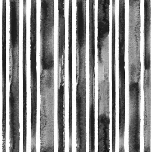 White and black striped sea...