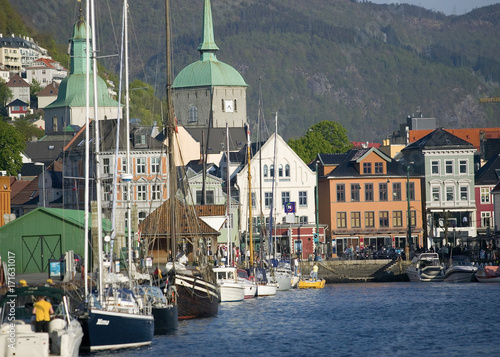Hafen von Bergen, Norwegen