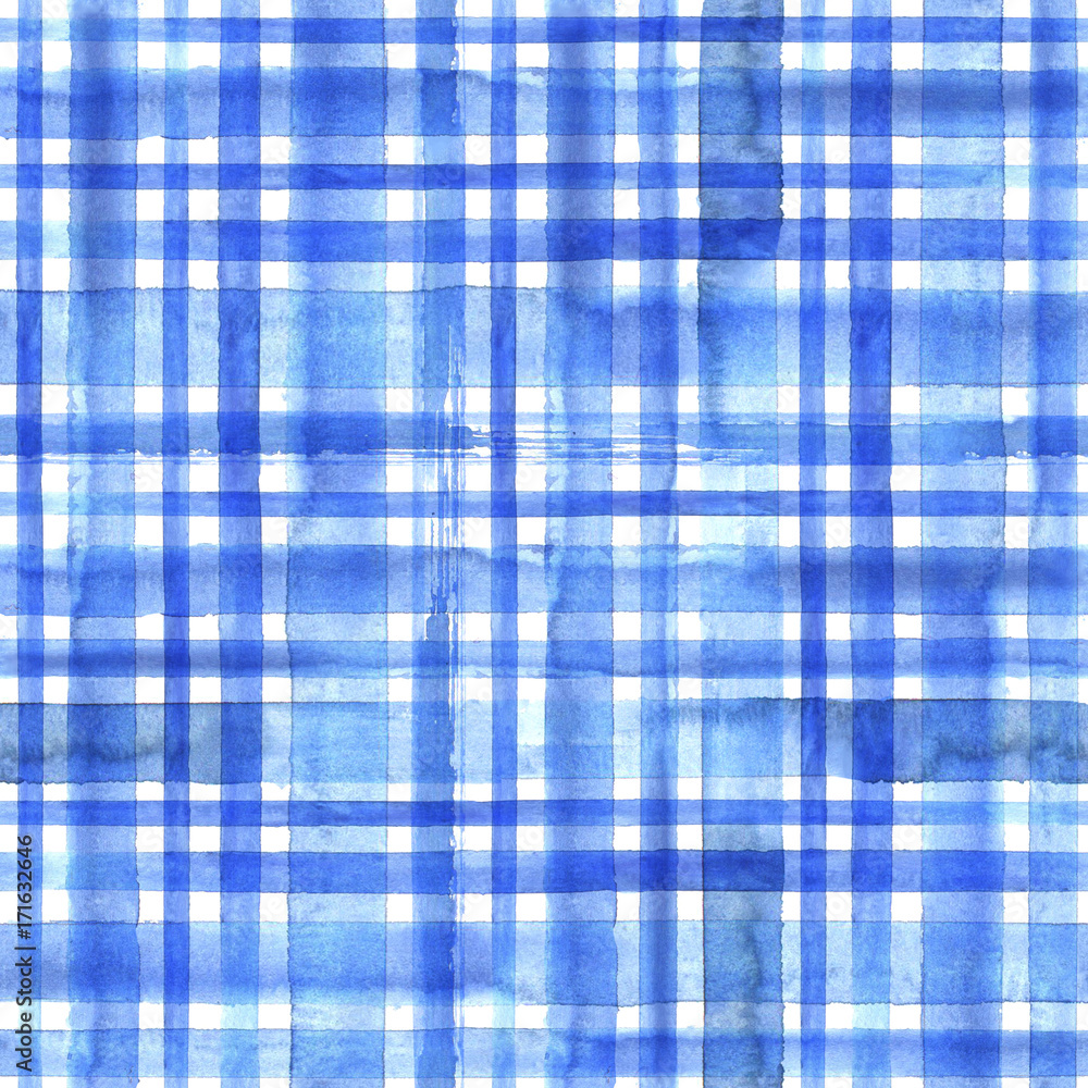 Blue plaid seamless pattern Blue plaid seamless pattern