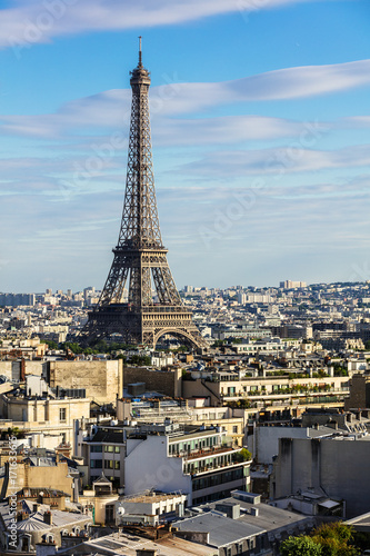 Fototapeta Naklejka Na Ścianę i Meble -  Paris cityscape with Eiffel Tower. Paris, France