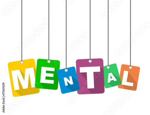 Colorful vector flat design background mental. It is well adapted for web design.