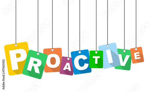 Colorful vector flat design background proactive. It is well adapted for web design.