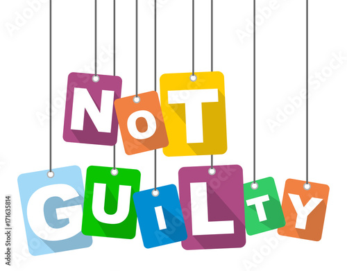 Colorful vector flat design background not guilty. It is well adapted for web design.