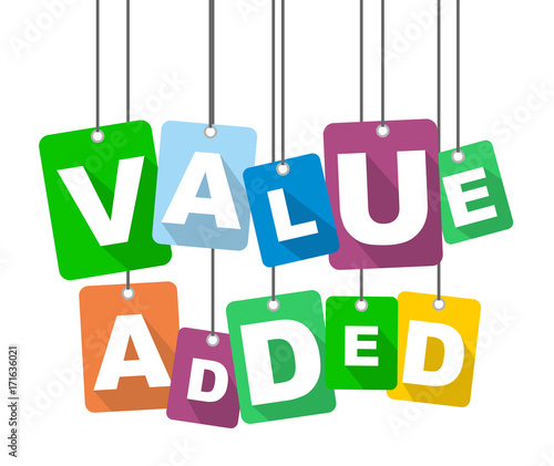 Colorful vector flat design background value added. It is well adapted for web design.