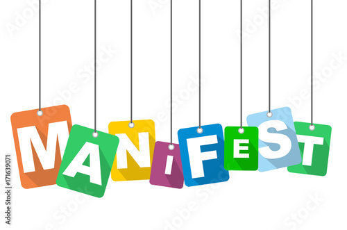 vector illustration background manifest