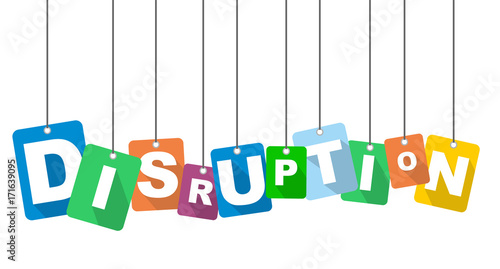 vector illustration background disruption