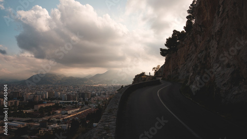 View of Palermo city from Mount Pellegrino photo