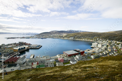 die Stadt Hammerfest in Nor...