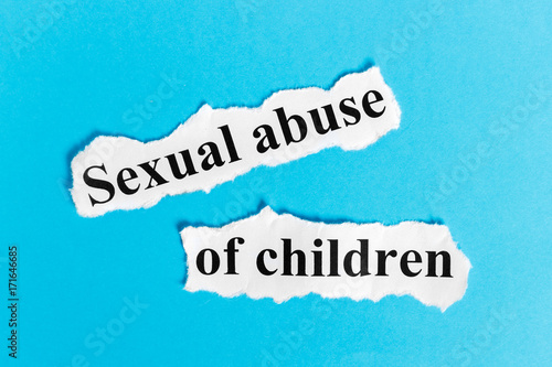 Canvas Print Sexual abuse of children