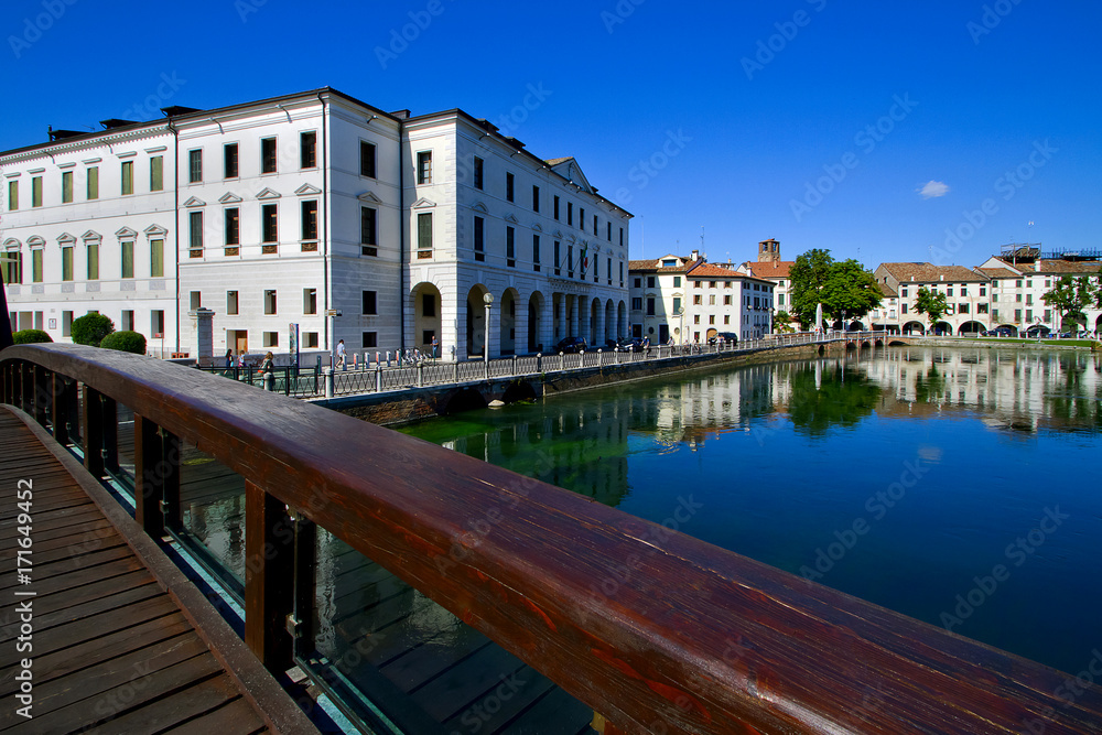 Treviso, Università, Fiume Sile, Italia, Italy