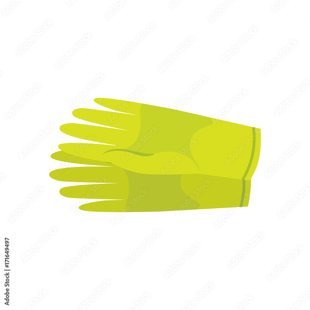 Obraz premium clean latex gloves vector illustration isolated