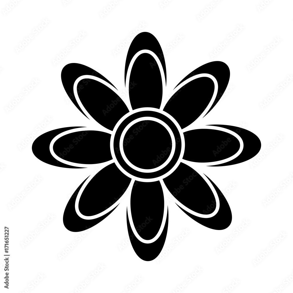 Beautiful flower symbol icon vector illustration graphic design Beautiful flower symbol icon vector illustration graphic design