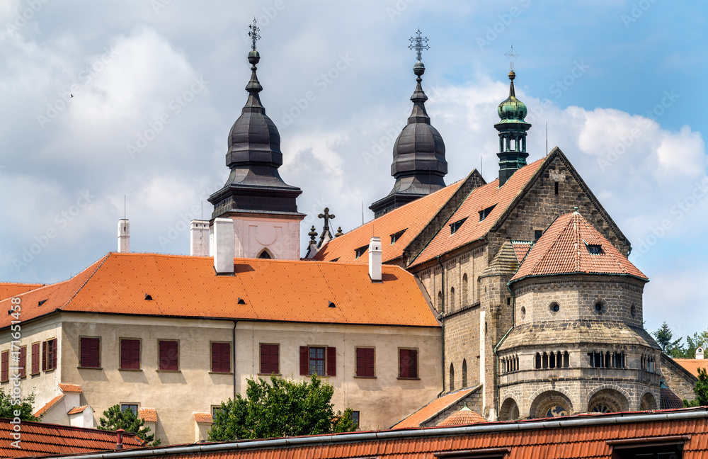 Obraz premium St. Procopius Basilica in Trebic, Czech Republic