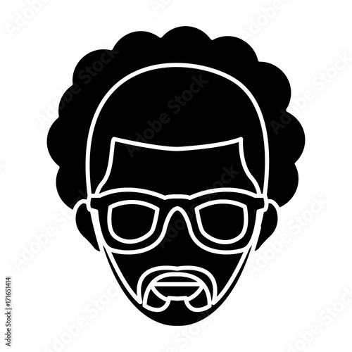 Businessman avatar cartoon icon vector illustration graphic design