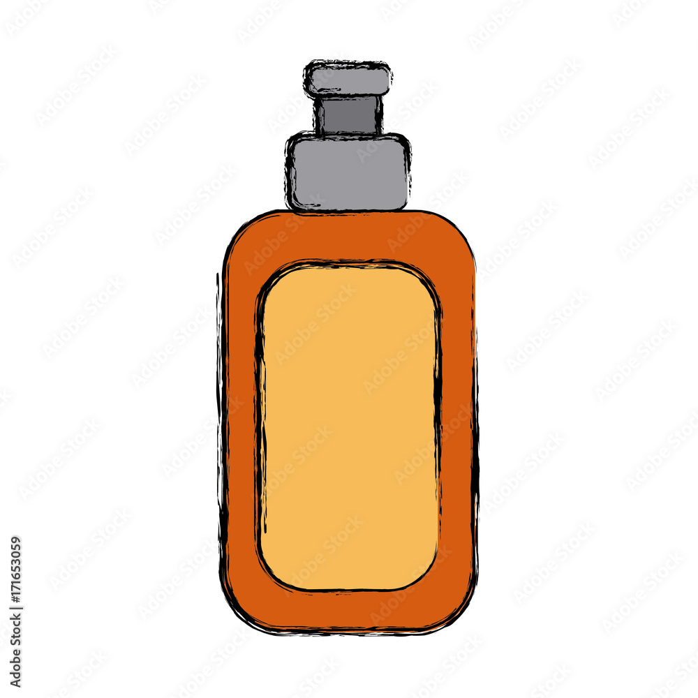 Cream bottle isolated icon vector illustration graphic design Cream bottle isolated icon vector illustration graphic design
