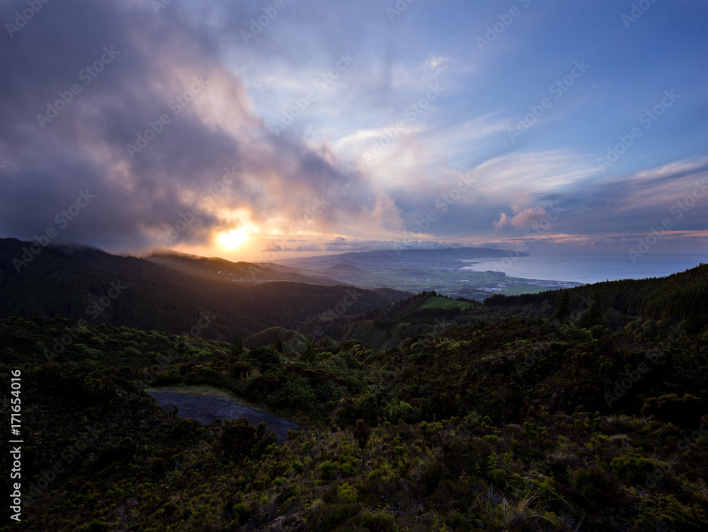 Amazing Azores sunset