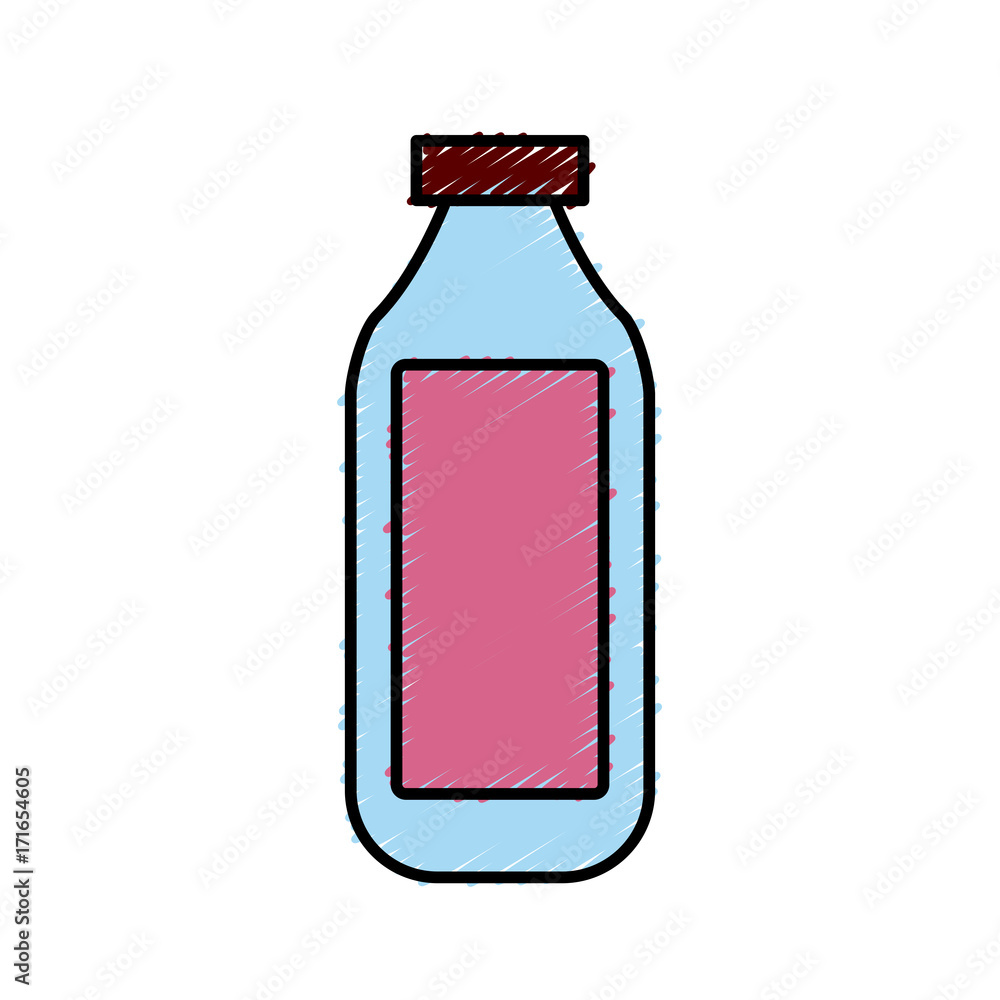 Empty glass bottle icon vector illustration graphic design Empty glass bottle icon vector illustration graphic design