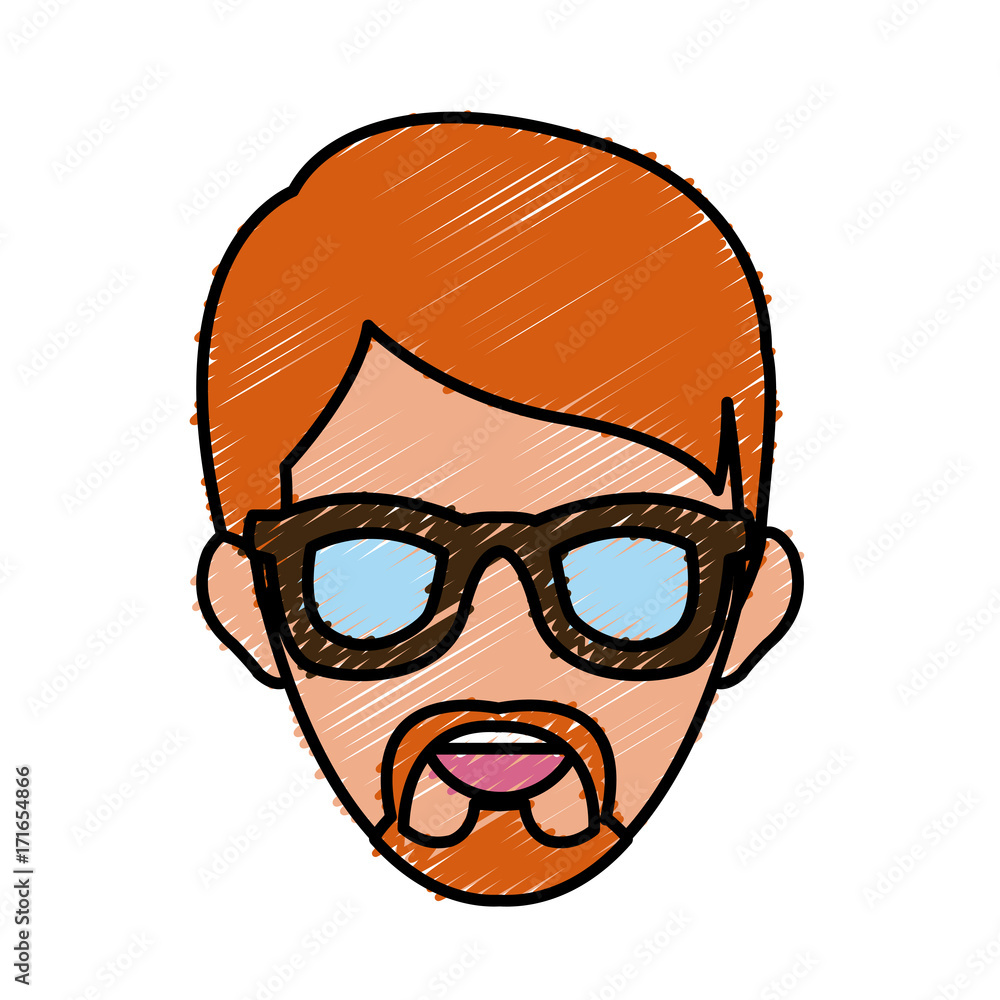 Man smiling cartoon icon vector illustration graphic design Man smiling cartoon icon vector illustration graphic design