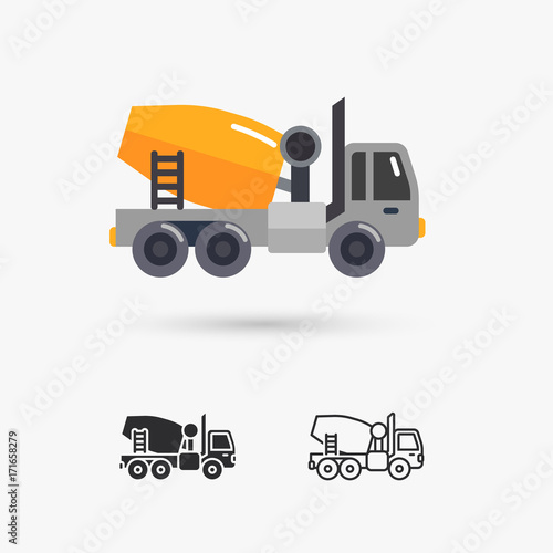 concrete mixer truck