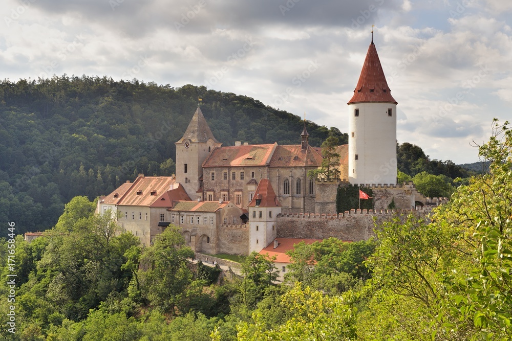 Krivoklat castle, Central Bohemia, Czech republic, August 2017
