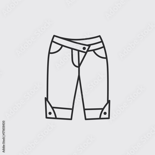 Shorts modern icon