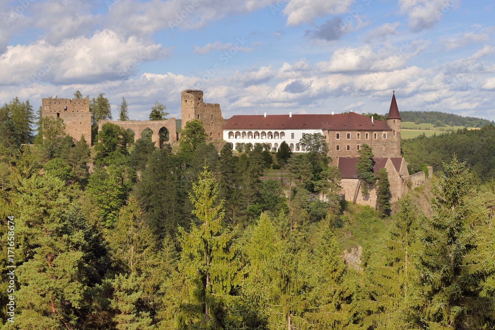 Velhartice castle,  South Bohemia, Czech republic, August 2017