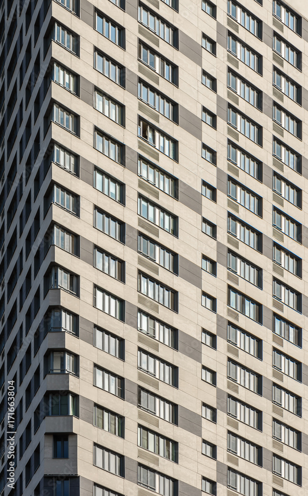 Modern Skyscraper on the Sky Background. Modern Skyscraper on the Sky Background.