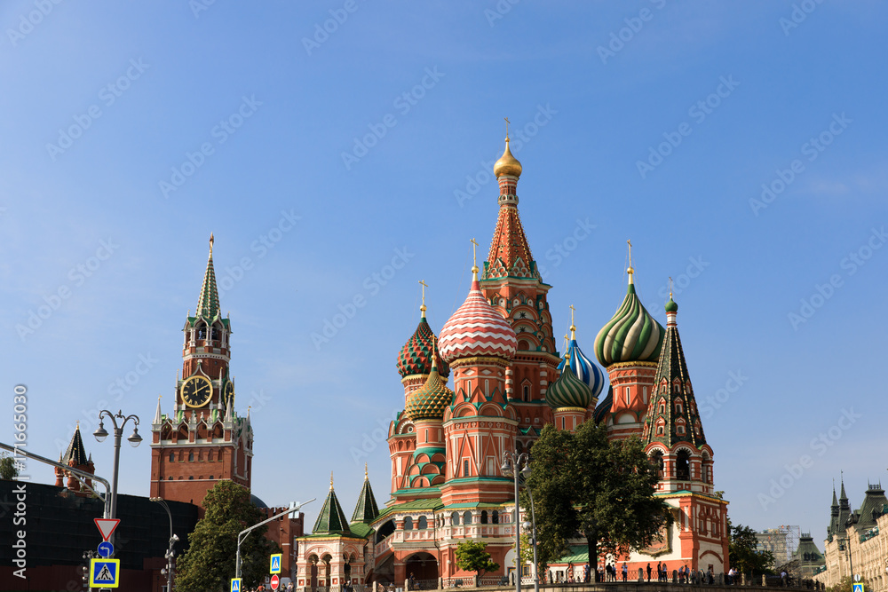 Moscow Kremlin and Saint Basil Cathedral