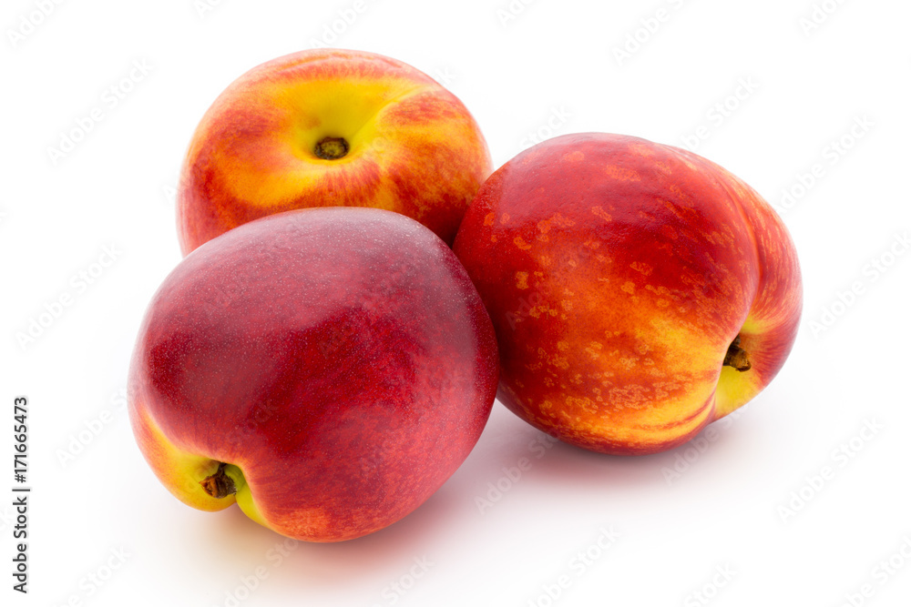Peach. Fruit with isolated on white background. Peach. Fruit with isolated on white background.