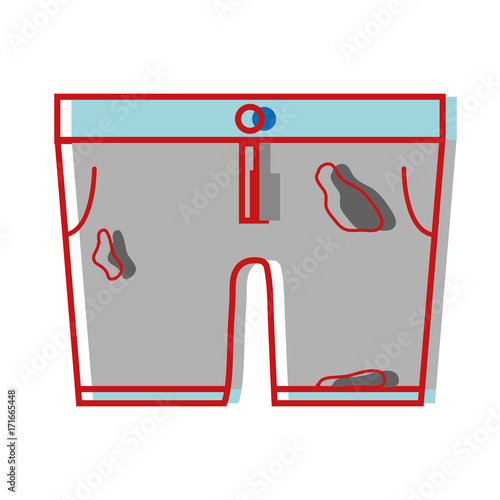 dirty shorts style design icon vector illustration