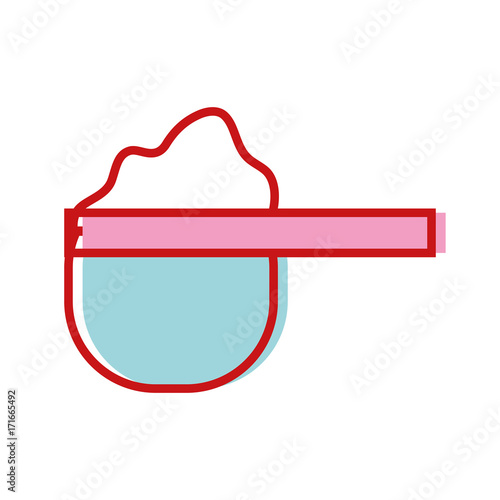 nice powder detergent to clean the clothes vector illustration
