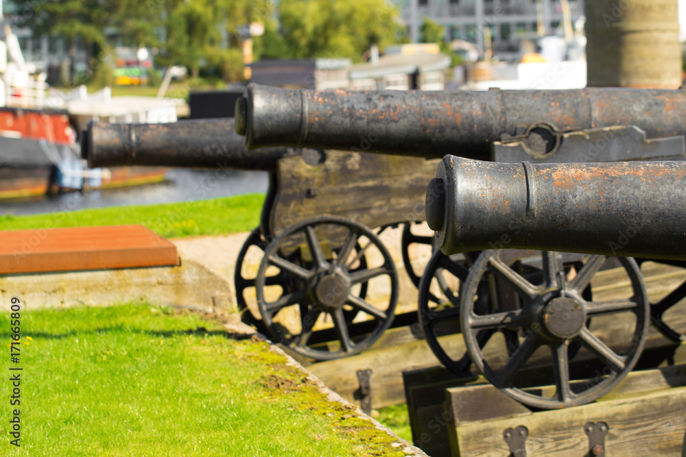 Cannons at Copenhagen miltary museum