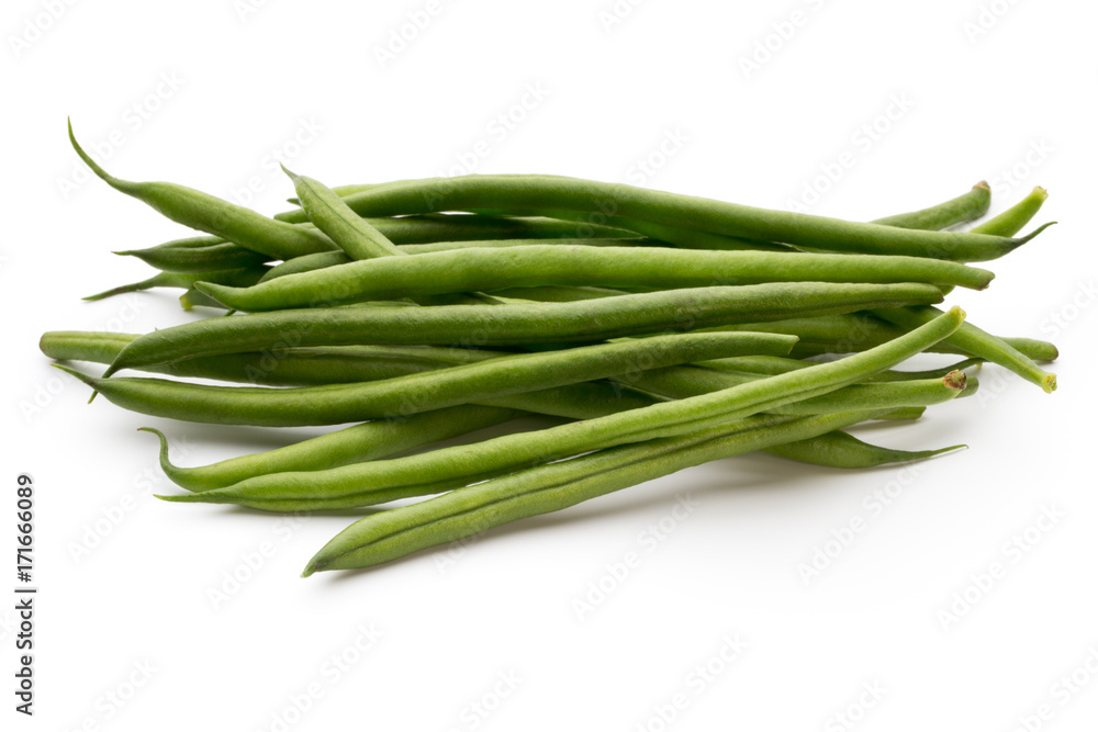 Green beans isolated on a white background. Green beans isolated on a white background.