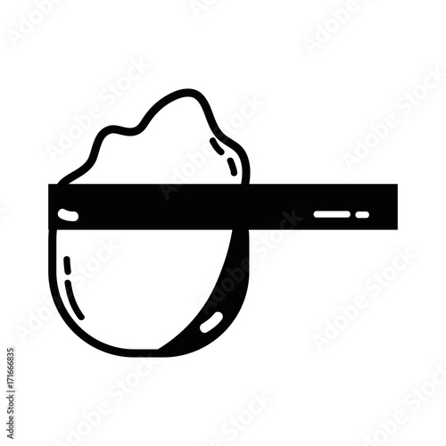 contour nice powder detergent to clean the clothes vector illustration