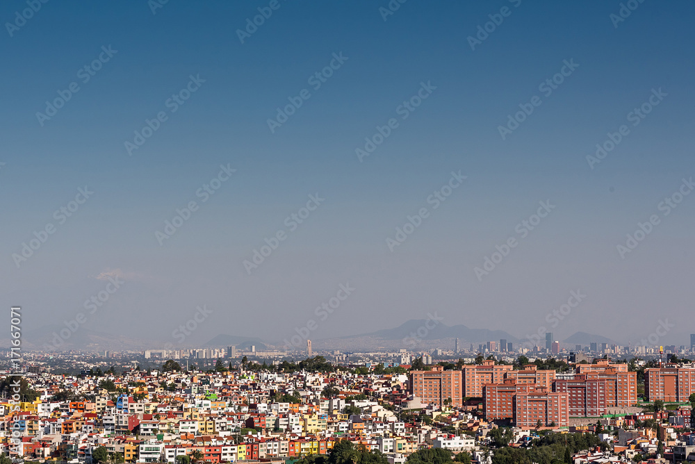 Fototapeta premium Mexico City Panoramic View