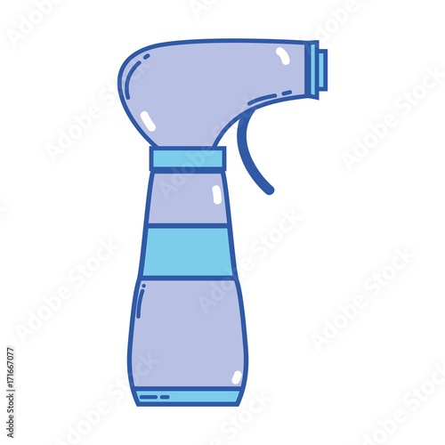 spray bottle design with soap to clean vector illustration