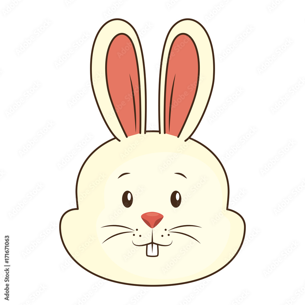 cute rabbit character icon cute rabbit character icon