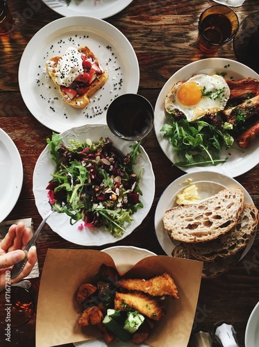 Brunch spread photo