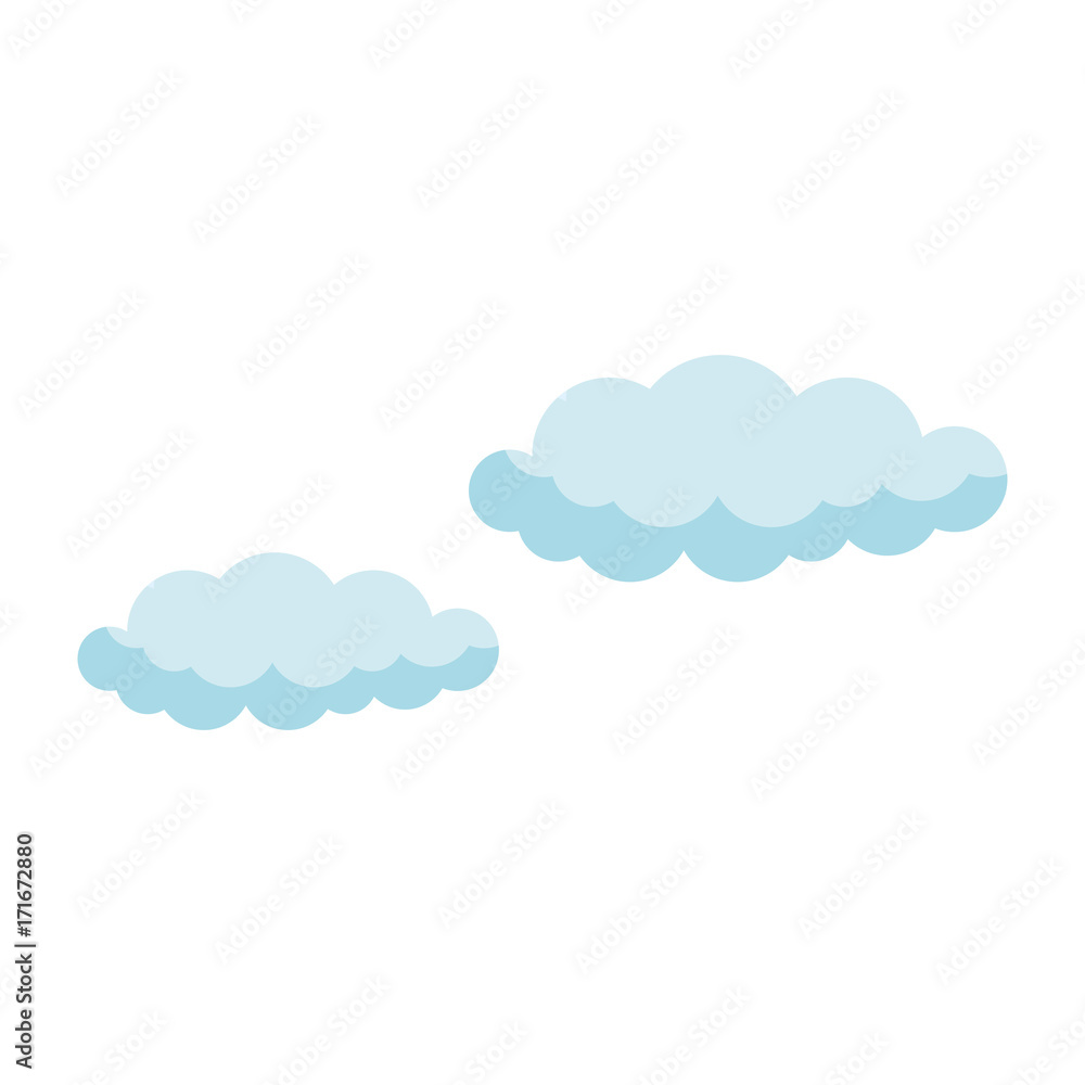 clouds sky isolated icon