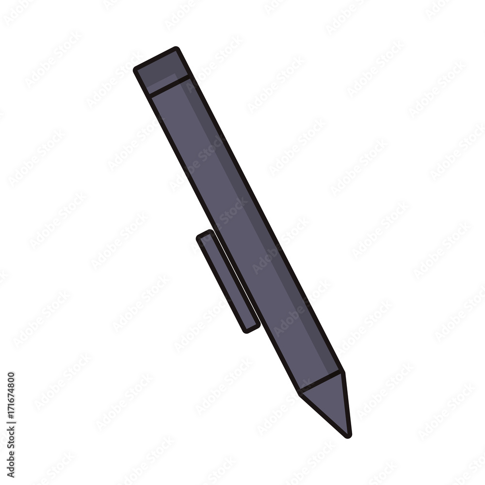 pen icon over white background vector illustration pen icon over white background vector illustration
