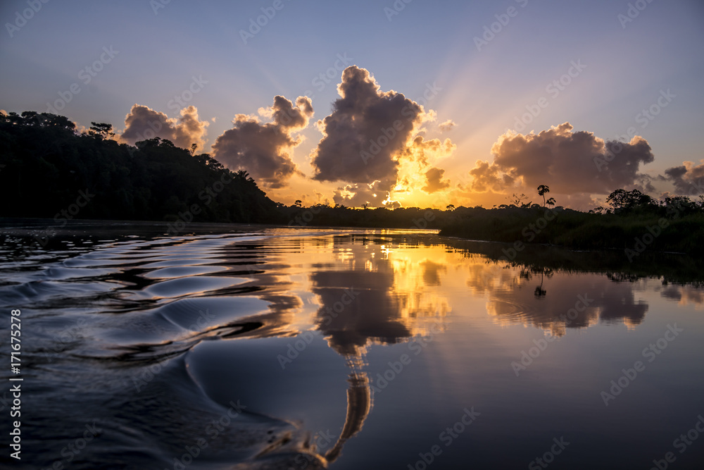 Obraz premium Lagoa (paisagem) | Lagoon Landscape photographed in Linhares, Espírito Santo - Southeast of Brazil. Atlantic Forest Biome. 