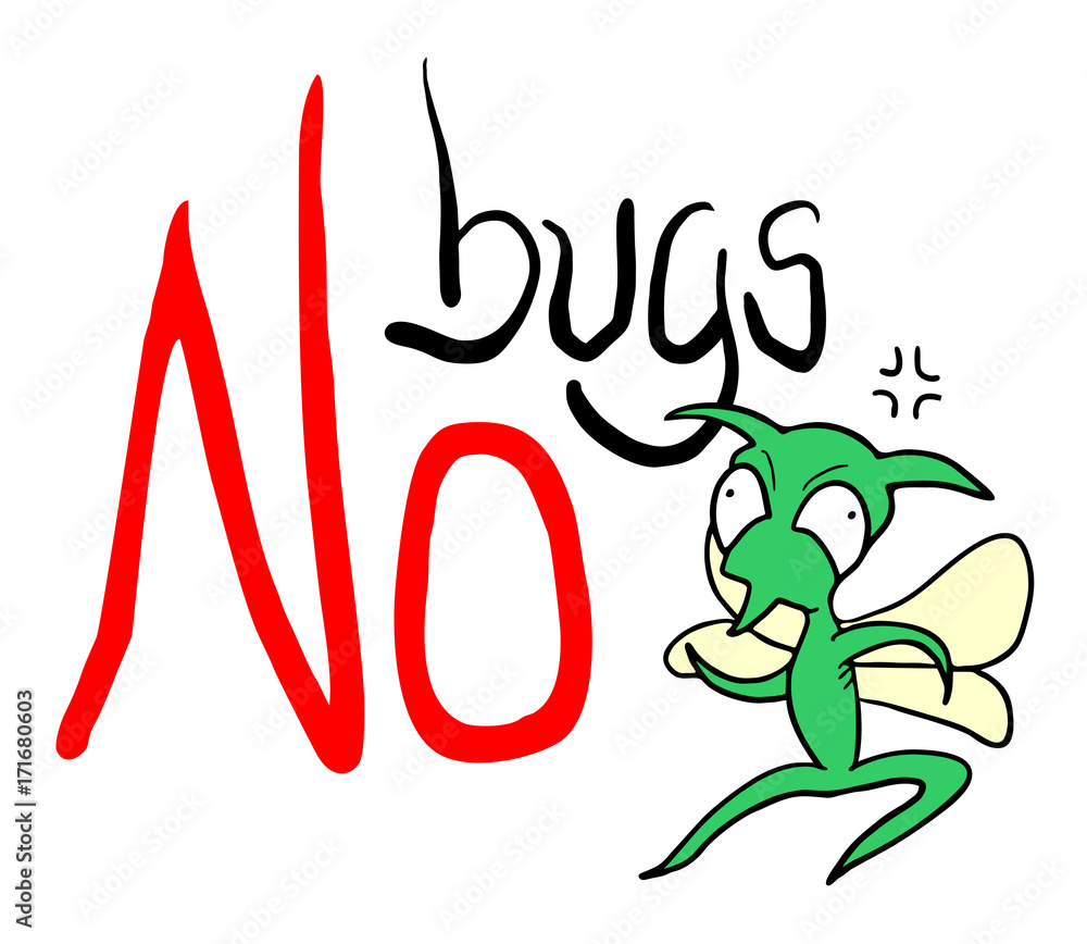 Obraz premium no bugs message