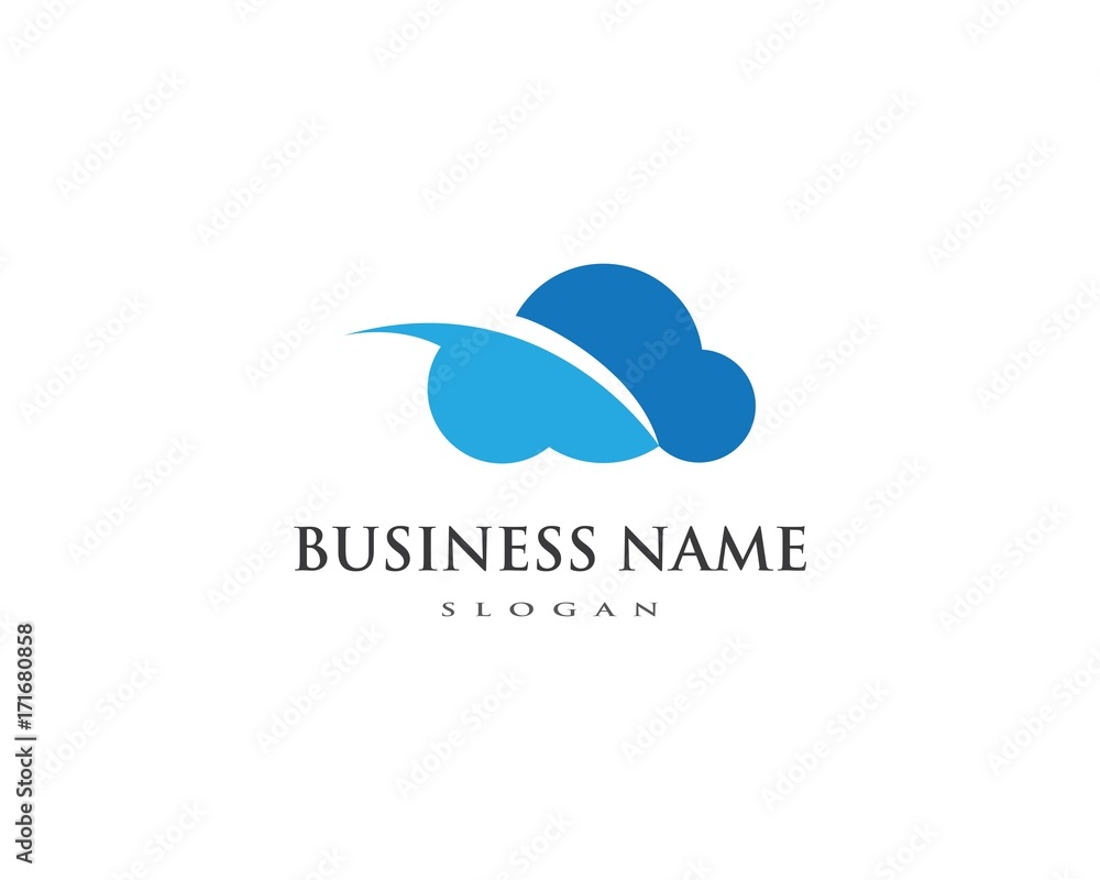 Cloud Logo Template Cloud Logo Template